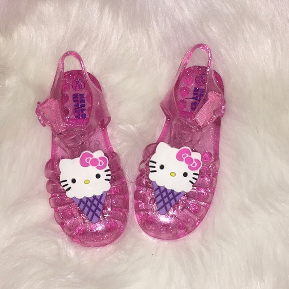 hello kitty jelly shoes
